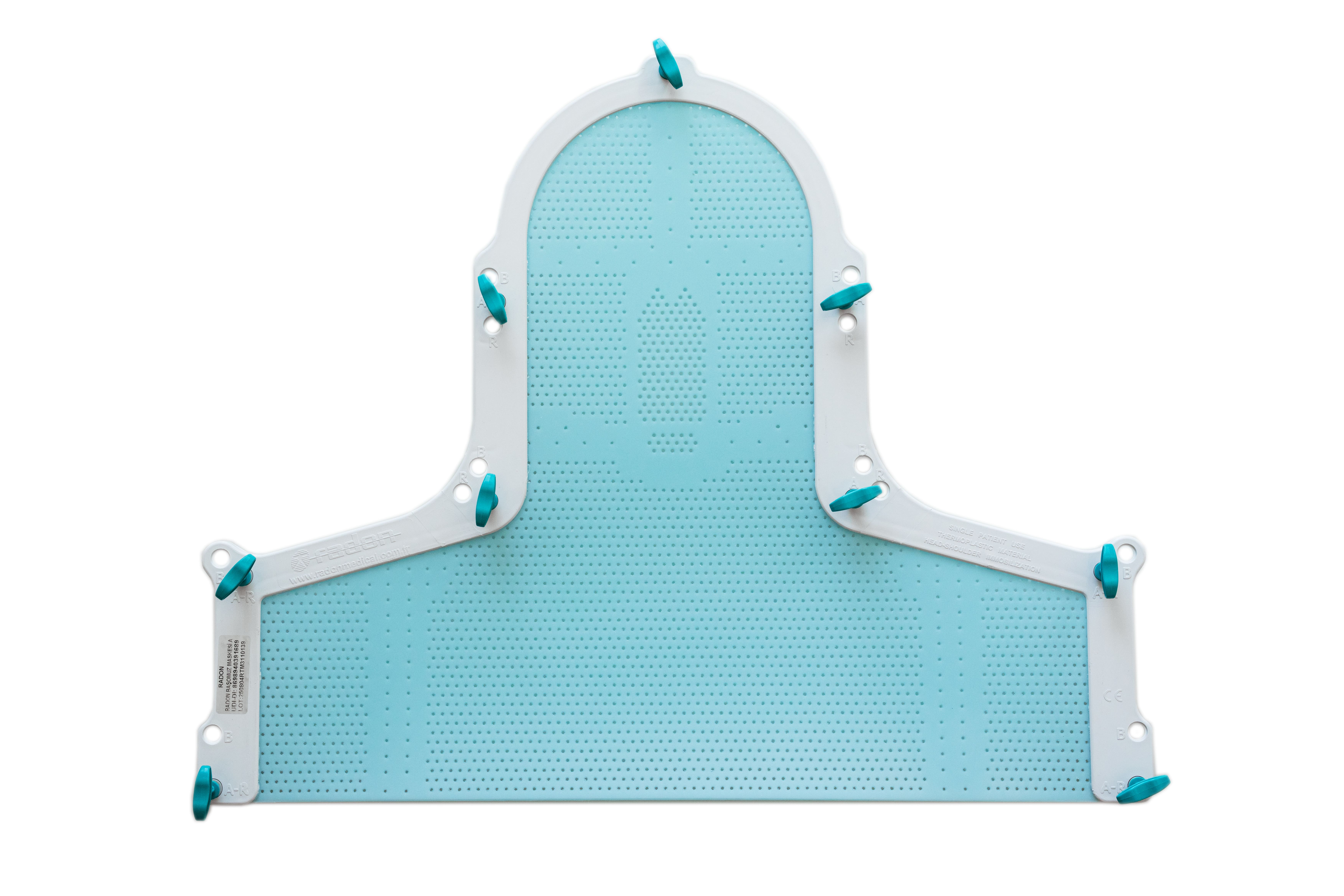 S-Type IMRT Desenli Baş Omuz Maskesi